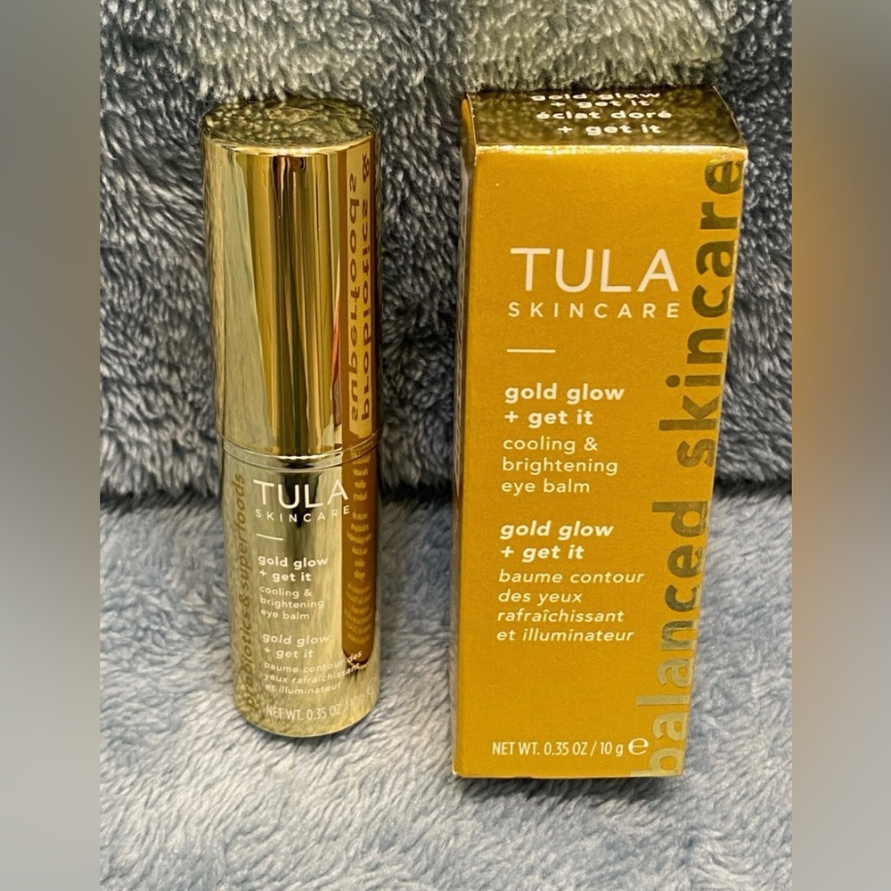 TULA• Skincare Gold Glow Cooling & Brightening Eye Balm• 10g